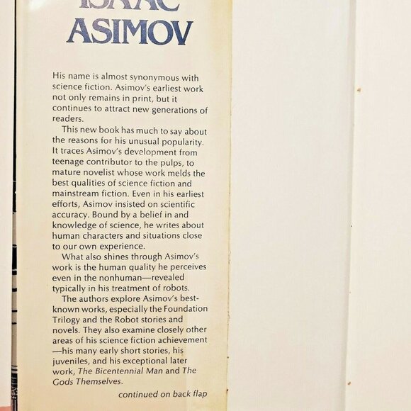 Isaac Asimov Recognitions by Fiedler & Mele 1982 biography Hardcover book - Picture 3 of 7